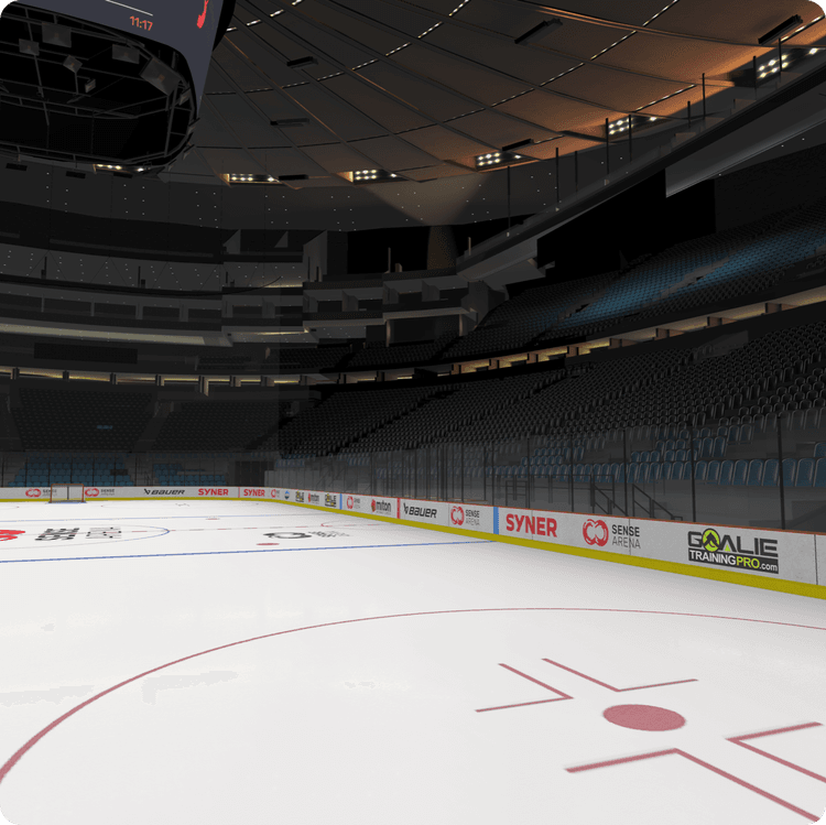 Hockey ice background